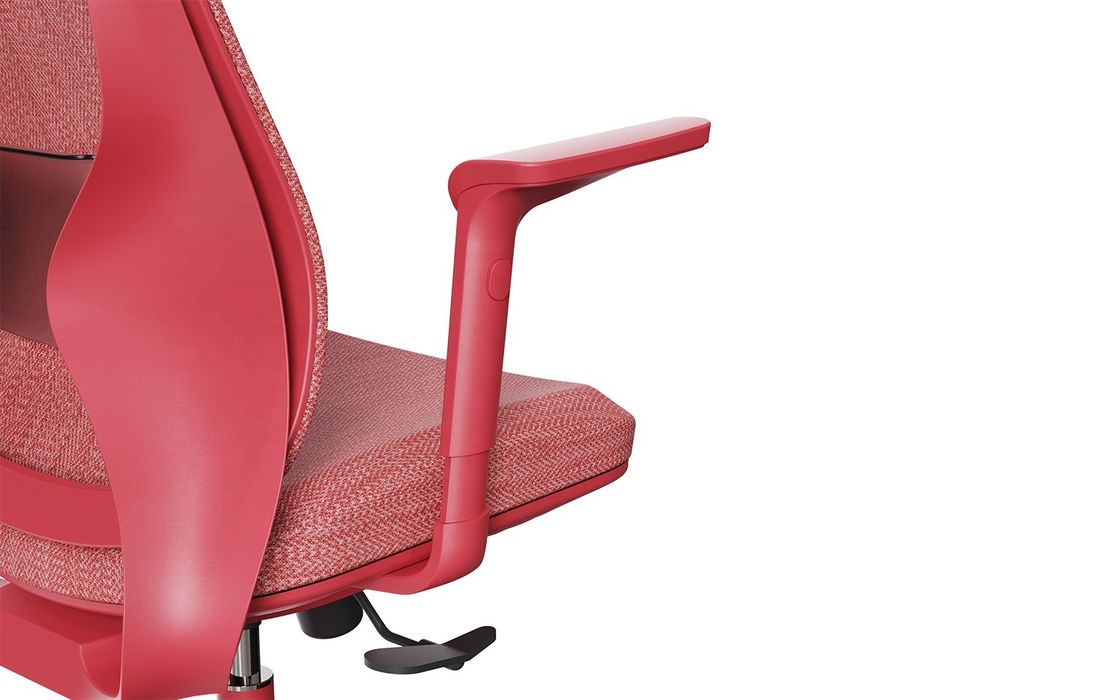 Améliorez votre espace de travail à dos élevé Chaise de bureau en maille rouge exécutive avec support lombaire