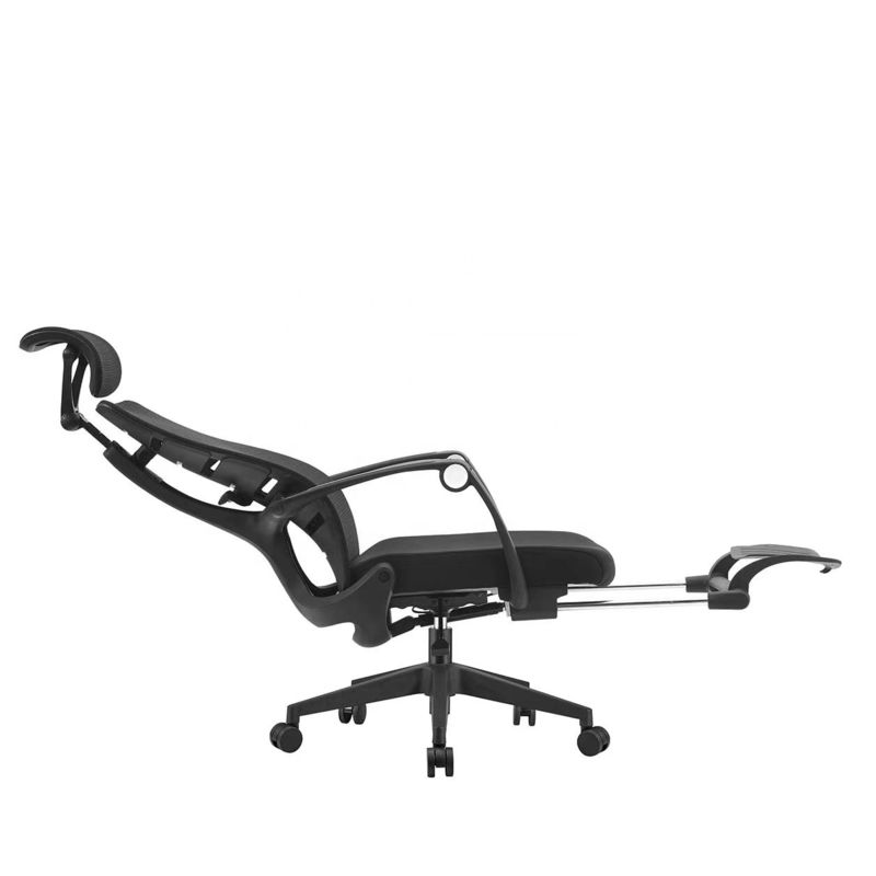 Chaise de bureau pivotante en acier inoxydable pour le personnel et les gestionnaires