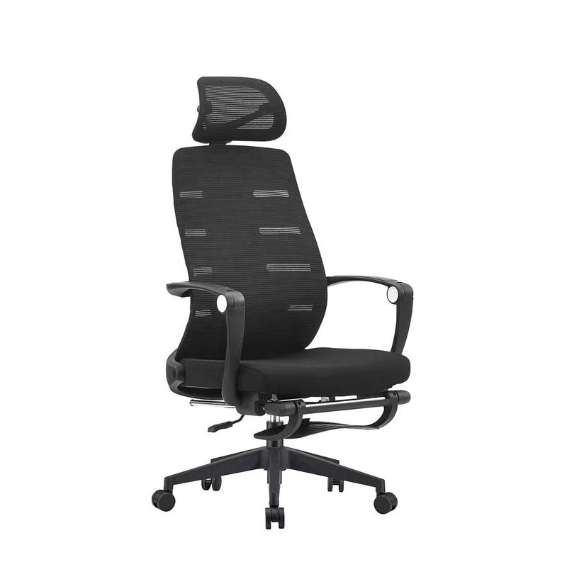 Chaise de bureau pivotante en acier inoxydable pour le personnel et les gestionnaires