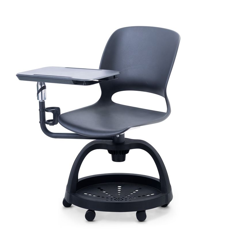 Chaise d'entraînement mobile à pleine fonction avec bloc-notes et support de rangement pour l'école