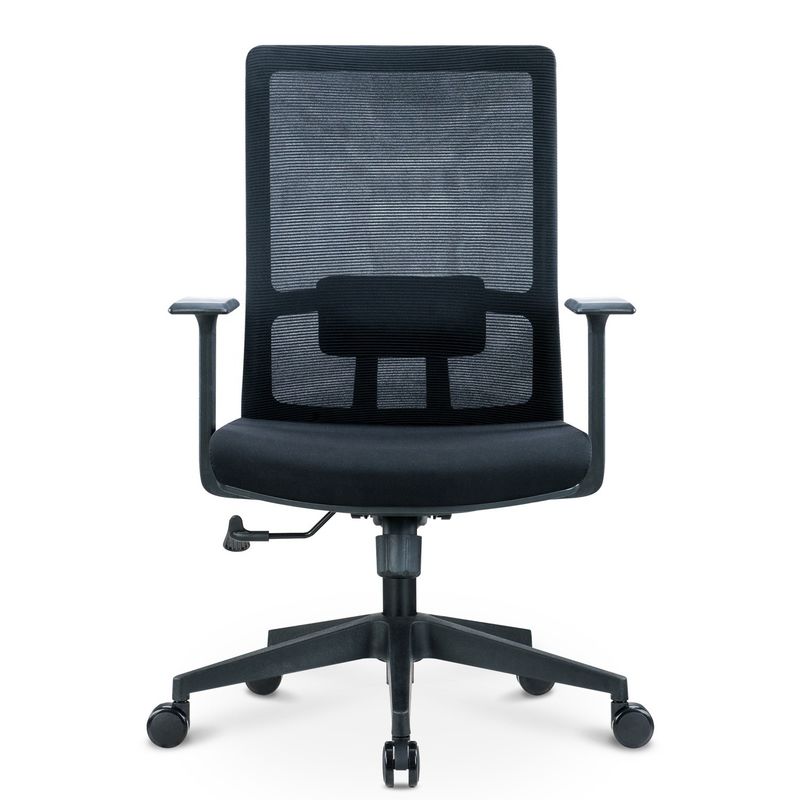 Support lombaire de luxe réglable Ergonomie exécutive Bureau d'ordinateur pivotant Bureau de bureau à dos moyen Meubles de bureau