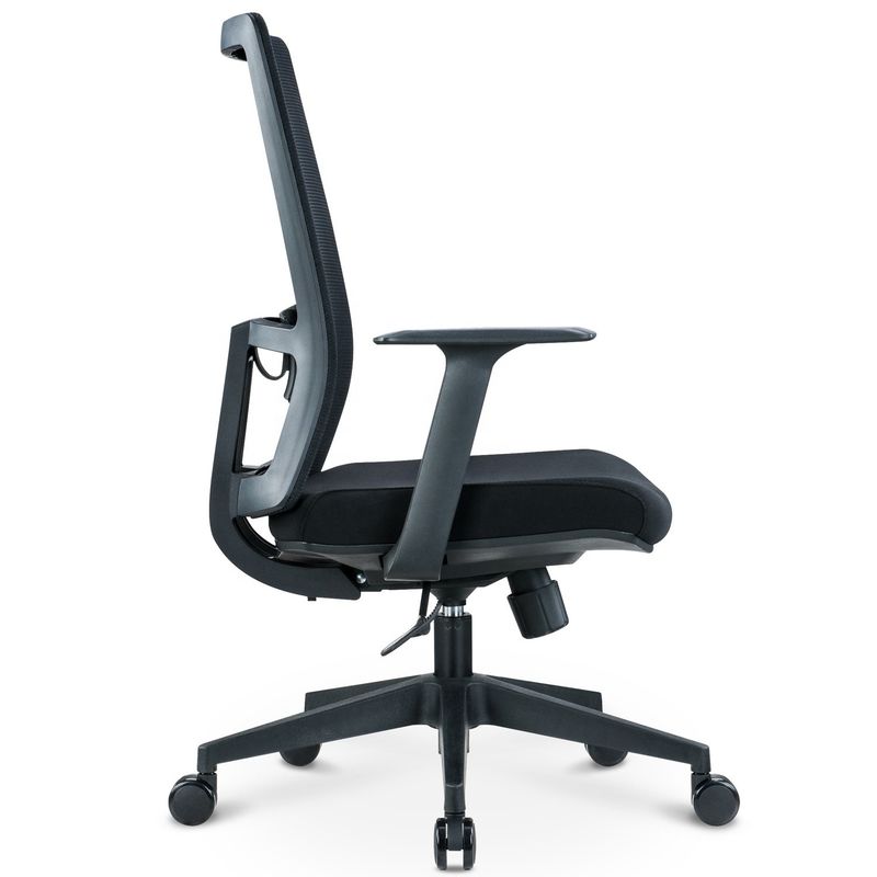 Support lombaire de luxe réglable Ergonomie exécutive Bureau d'ordinateur pivotant Bureau de bureau à dos moyen Meubles de bureau