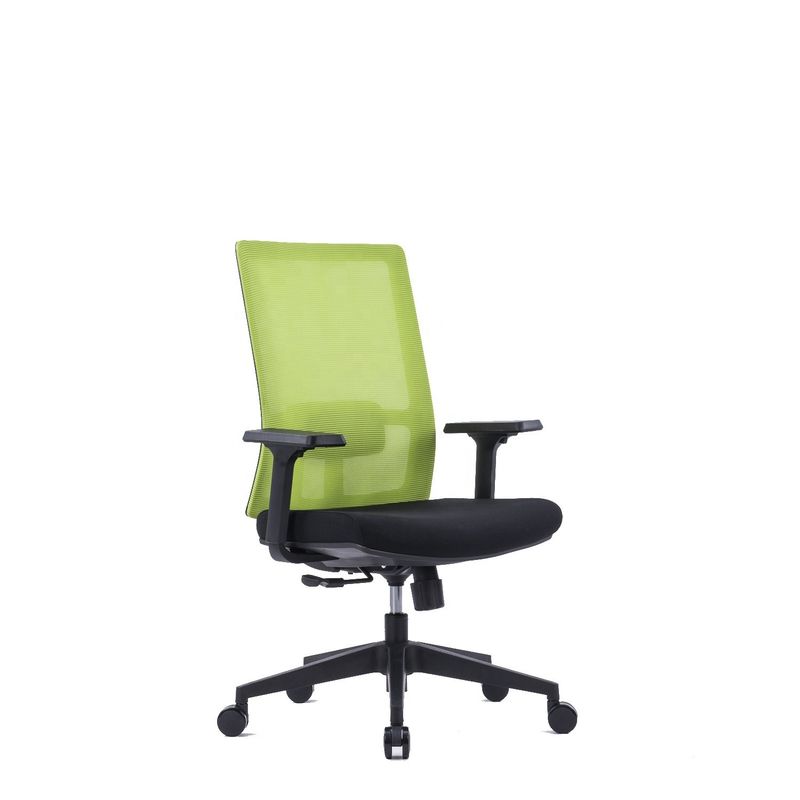 Chaises de bureau à dos moyen Meubles de luxe avec soutien lombaire et certificat BIFMA
