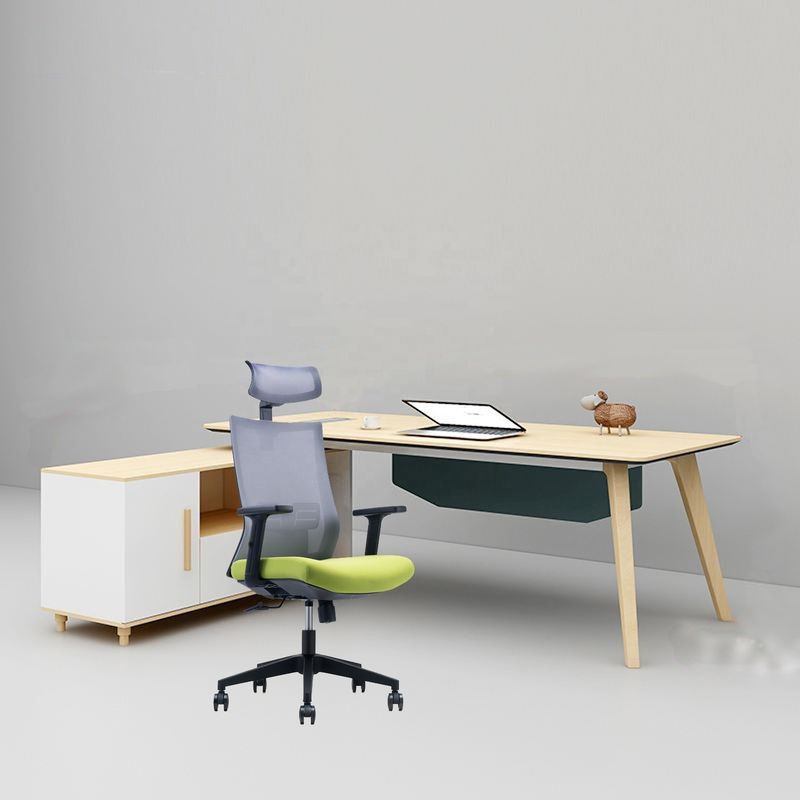 Chaise en maille de bureau réglable avec accoudoir et appuie-tête pour un design ergonomique moderne à dos haut