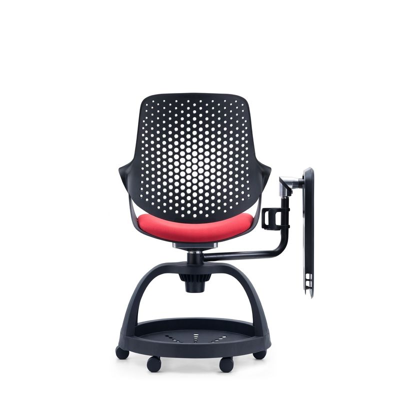 Design ODM Chaise d'étudiant en plastique moderne avec hauteur réglable et stockage de pad d'écriture