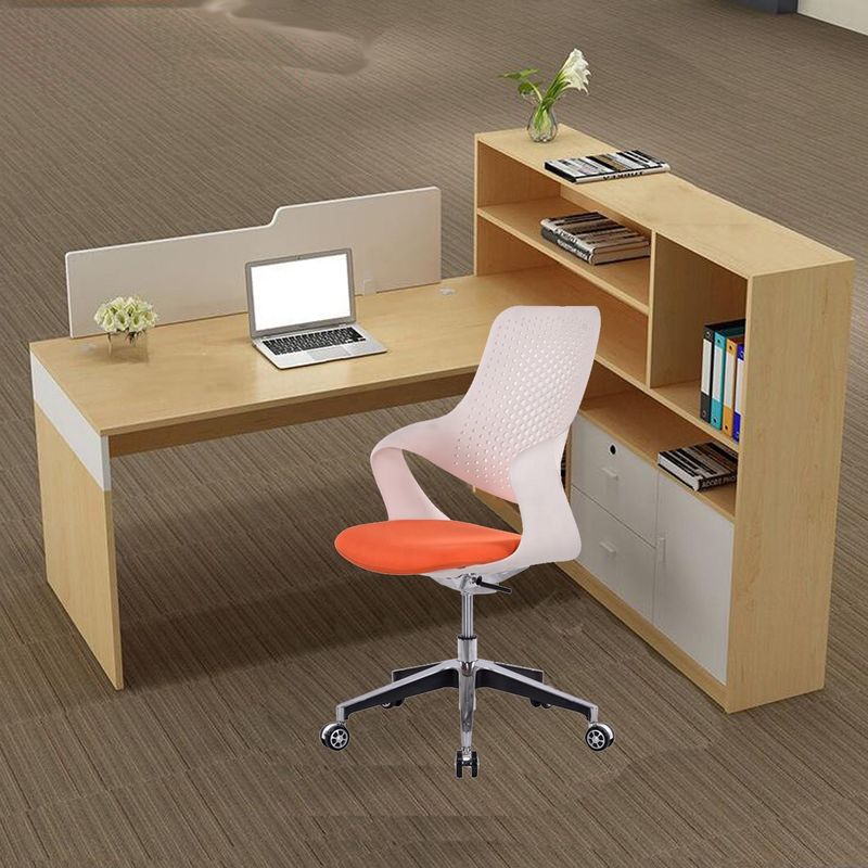 Chaise de bureau en plastique moderne réglable pour bureau d'ordinateur