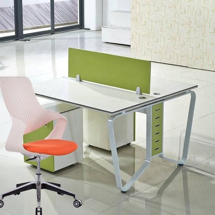 Chaise de bureau en plastique moderne réglable pour bureau d'ordinateur