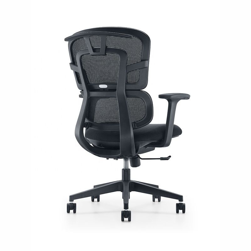 Chaise de bureau ergonomie réglable à double dos à dos médian en maille pour meubles de bureau modernes
