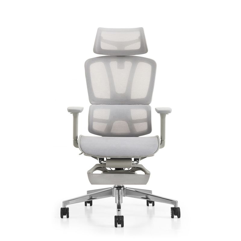 Chaise pivotante Y-SEATER Chaise de bureau pleine maille avec cadre en aluminium et conception ergonomique