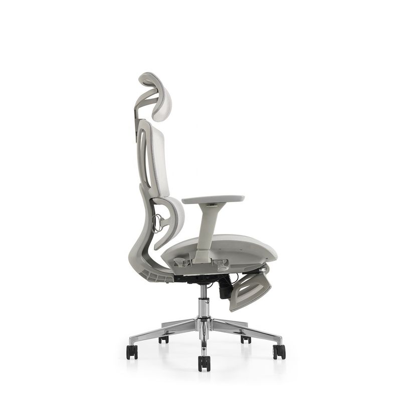 Chaise pivotante Y-SEATER Chaise de bureau pleine maille avec cadre en aluminium et conception ergonomique