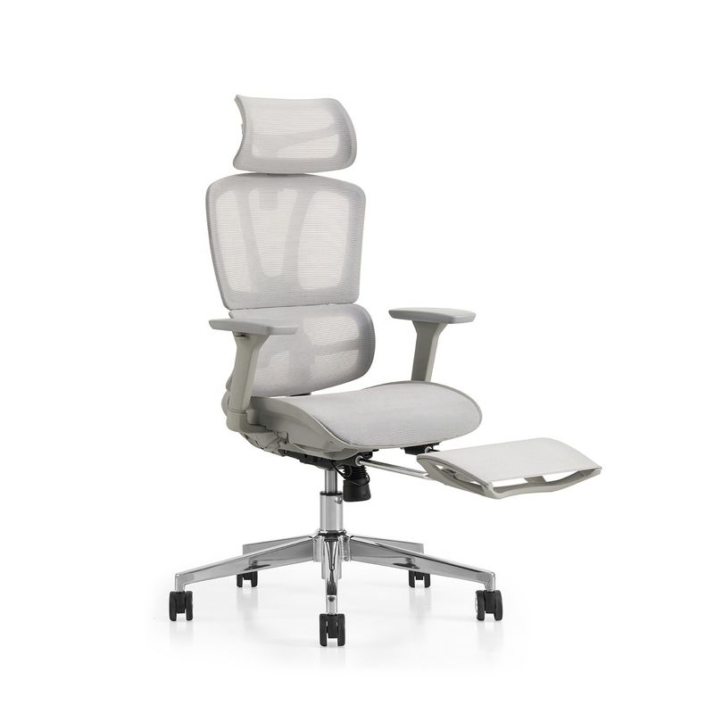 Chaise pivotante Y-SEATER Chaise de bureau pleine maille avec cadre en aluminium et conception ergonomique