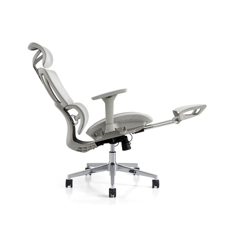 Chaise pivotante Y-SEATER Chaise de bureau pleine maille avec cadre en aluminium et conception ergonomique