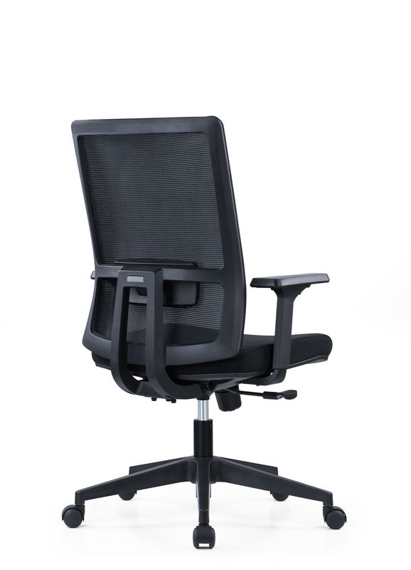 Réglable à mi-dos 2D appui-bras exécutif filet pivotant chaise de bureau de rédaction