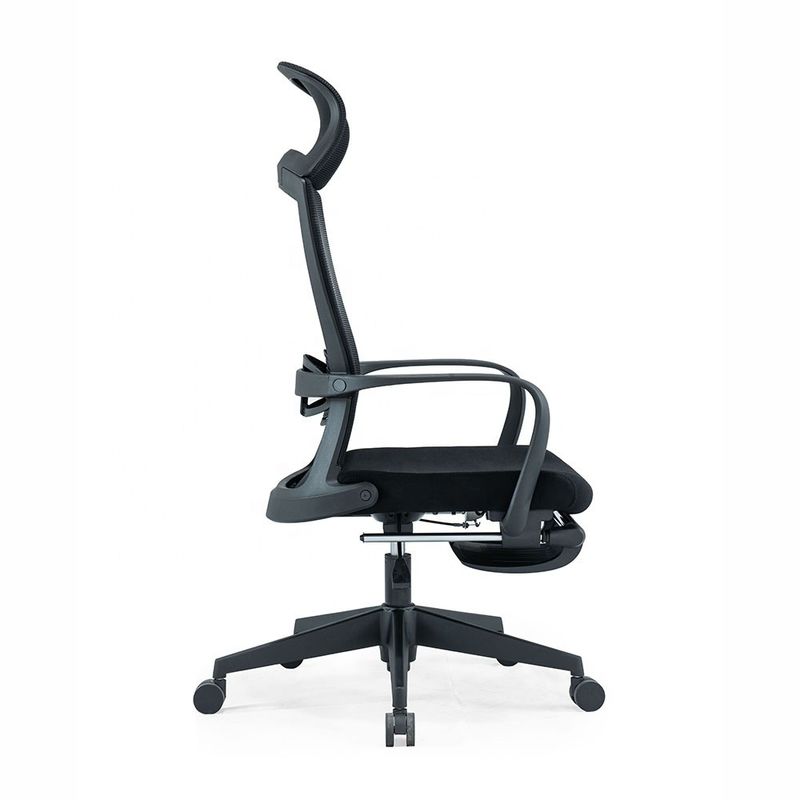 Chaise pivotante d'ordinateur exécutif à dos en maille haute avec mécanisme d'auto-chargement et confort