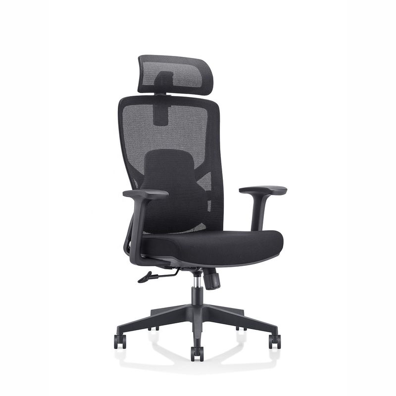 Chaise de bureau ergonomique en tissu en maille pour poste de travail et chef 645*630*1145-1300mm