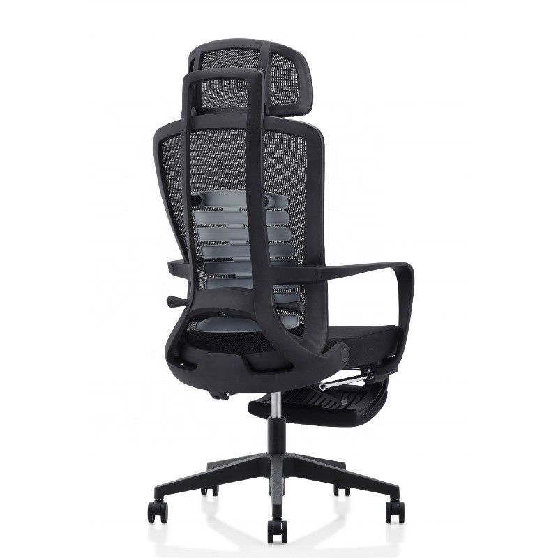 Emballage du courrier Y Chaise de bureau ergonomique avec support lombaire réglable et dos en maille