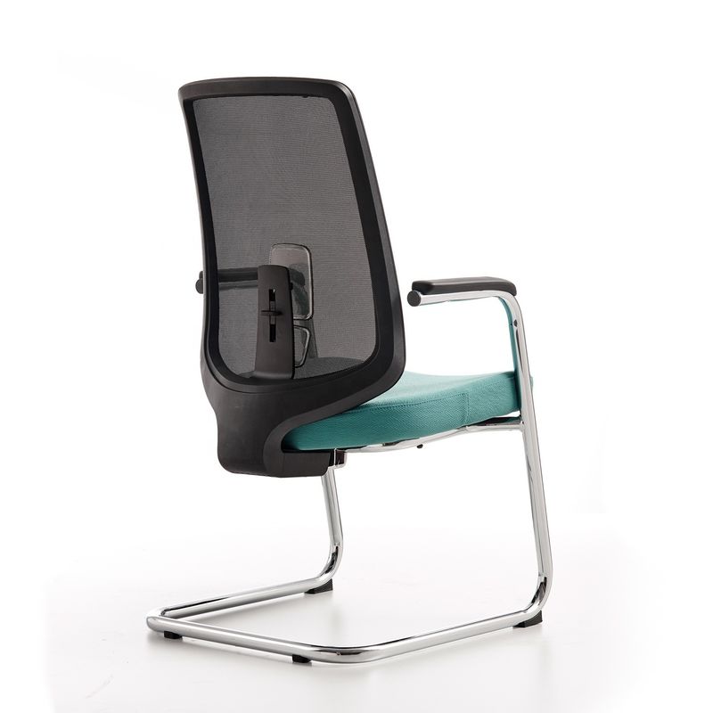 Chaise de bureau pour le personnel à mi-arrière en maille Chaise de salle de conférence avec pied en métal et expédition gratuite