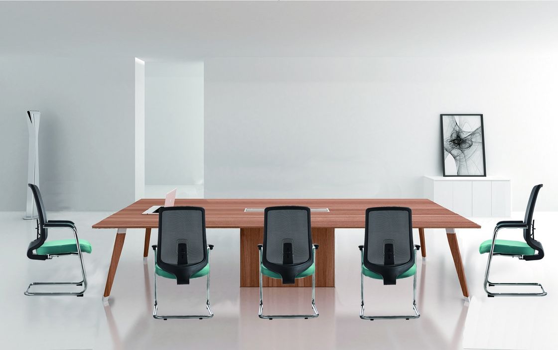 Chaise de bureau pour le personnel à mi-arrière en maille Chaise de salle de conférence avec pied en métal et expédition gratuite