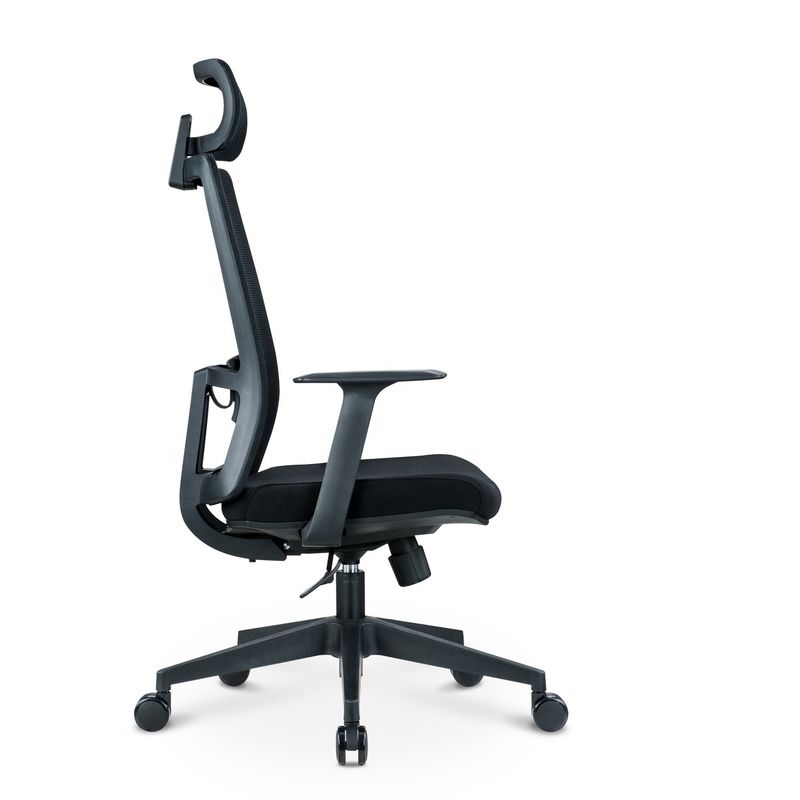 Améliorez votre espace de bureau Mesh arrière fauteuil de travail pivotant pour le gestionnaire 580 * 640 * 1150-1250mm