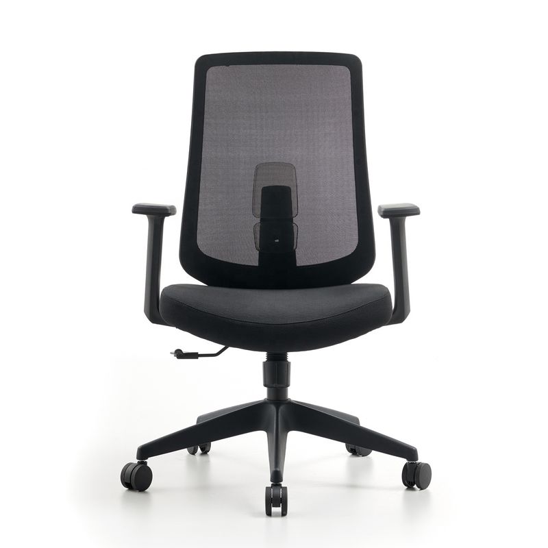 Modèle gratuit Cadeira de Escritorio M-062B Chaise de bureau ergonomique en treillis pivotant à dos moyen