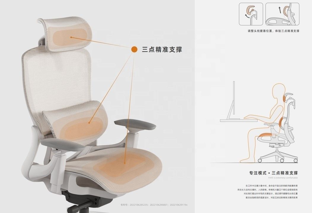 Chaise de chef pleine maille avec mécanisme Donati Meubles de bureau modernes de luxe Pass BIFMA Test