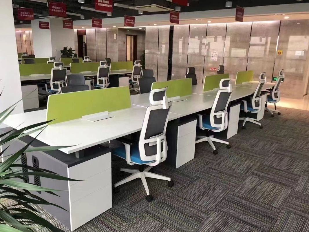 Moderne design cadre en fer à dos haut en maille blanche chaise de bureau pivotante pour les meubles Foshan