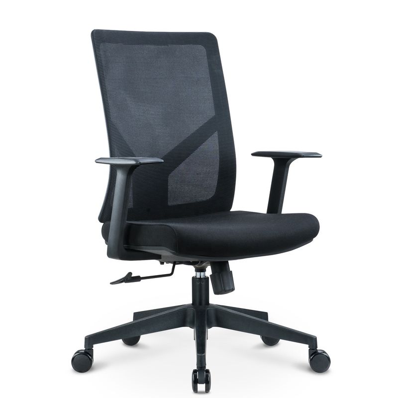 Exemplaire gratuit Expédition Cadeira Mesh Mid-Back Swivel réglable chaise de travail pour bureau