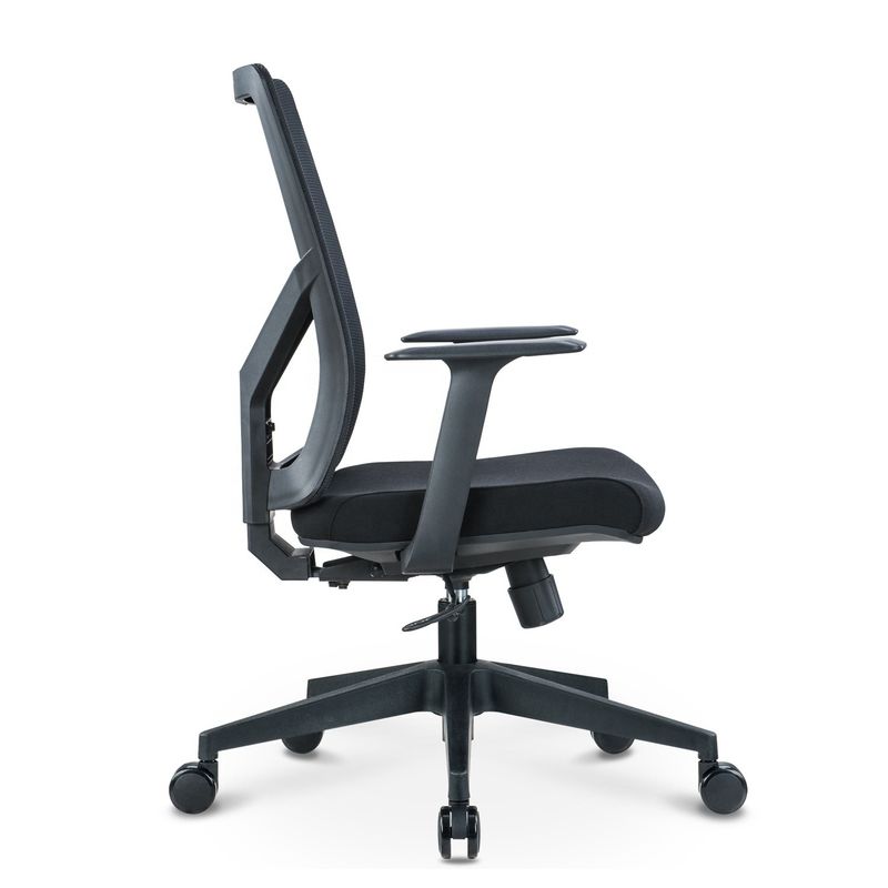 Exemplaire gratuit Expédition Cadeira Mesh Mid-Back Swivel réglable chaise de travail pour bureau