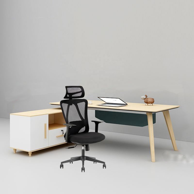 Chaise pivotante réglable haute arrière avec coussin de siège confortable et accoudoir 3D