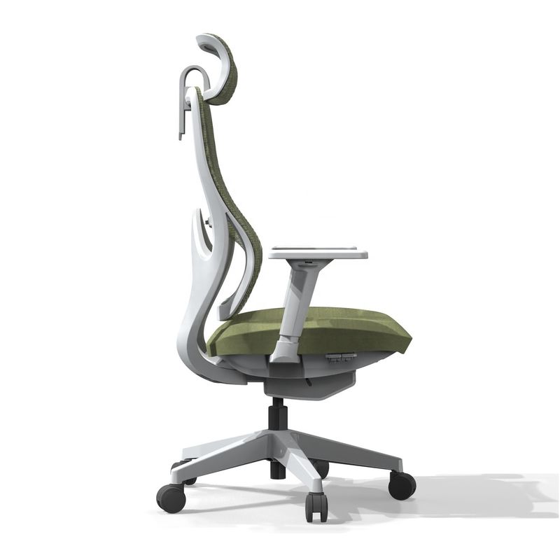 Mécanisme de châssis à entraînement par fil Chaise de bureau pivotante à dos élevé avec tissu à mailles complètes