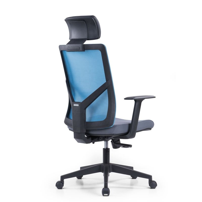 Chaise de bureau réglable à dos haut avec support lombaire