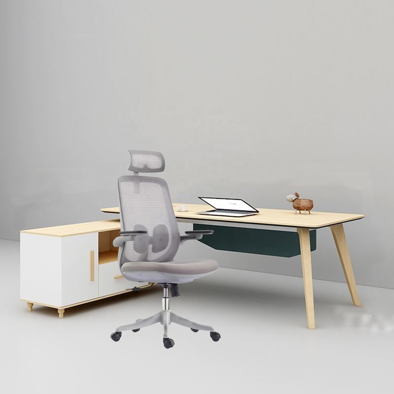 HY3616 arrière en acier inoxydable Y-SEATER grise filet Bureau chaise exécutive pour le patron du bureau