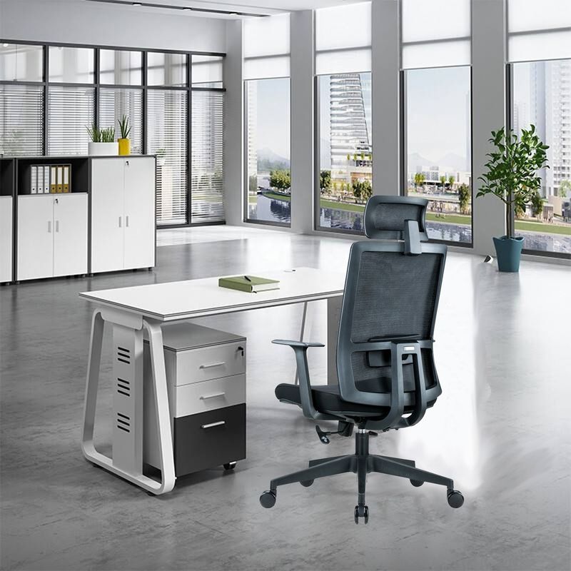 Chaise de bureau de bureau d'ordinateur exécutif de luxe de conception ergonomique réglable pour les hauts dirigeants