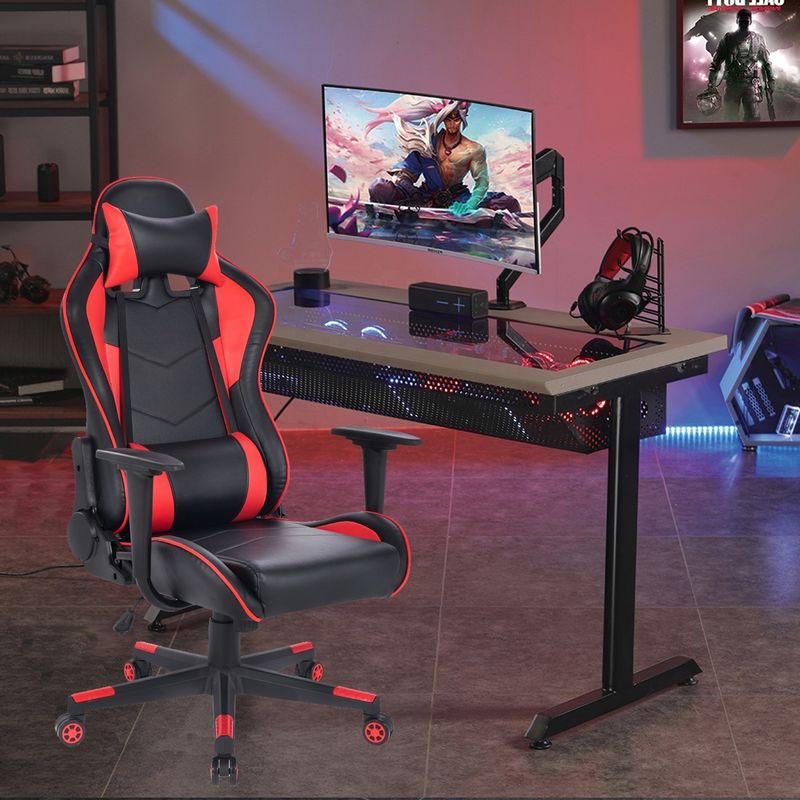 Chaise de bureau pour joueurs réglable 2022 Nouveau design LOL Silla Gamer Chaise de jeu pour ordinateur de course