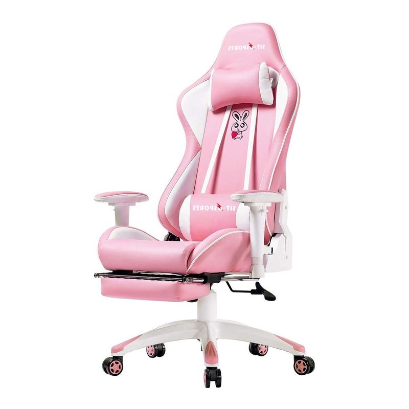 Assise ergonomique en cuir personnalisée Anji anime pour le confort et le style de jeu des filles