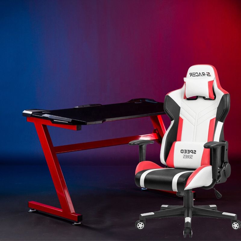Chaise de jeu de bureau pour le joueur informatique