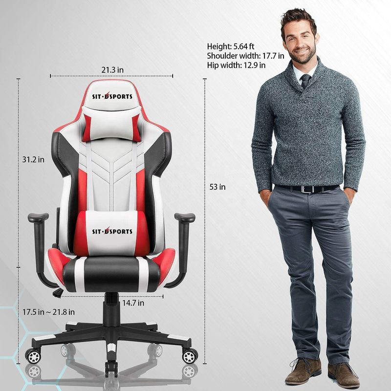 Chaise de jeu de bureau pour le joueur informatique