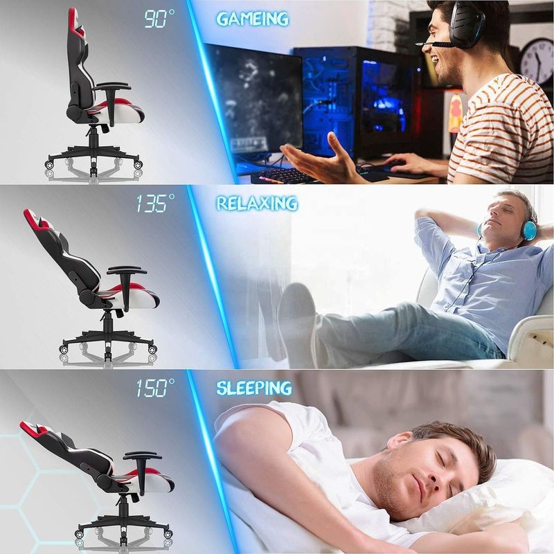 Chaise de jeu de bureau pour le joueur informatique