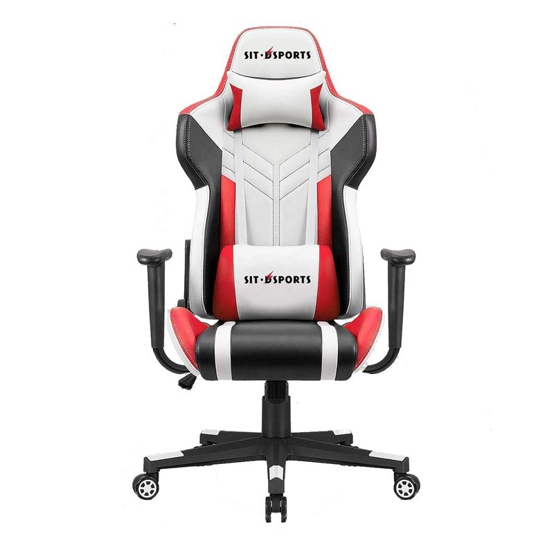 Chaise de jeu de course en cuir en PU blanc professionnel pour une expérience de sport électronique confortable