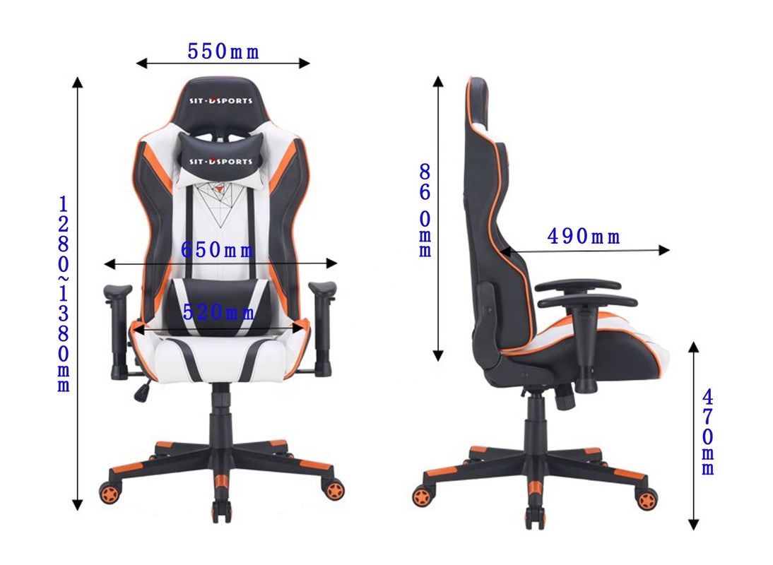 Y-SEATER 009 fauteuil d'ordinateur en cuir professionnel en PU