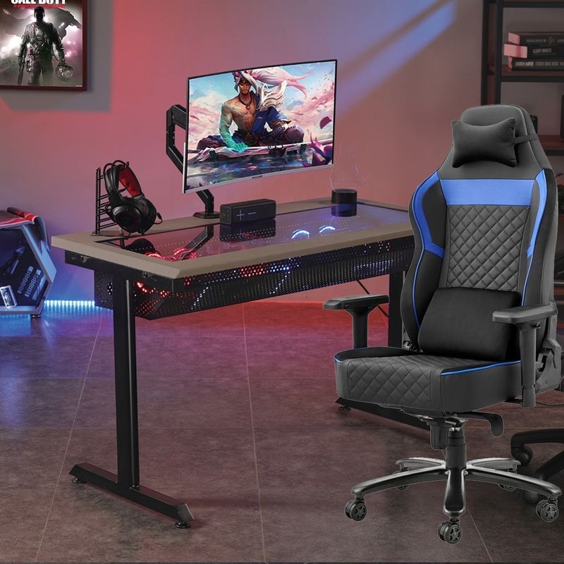 Bureau/Maison/Appartement/Chaise exécutive avec design de sport électronique en cuir PU de luxe