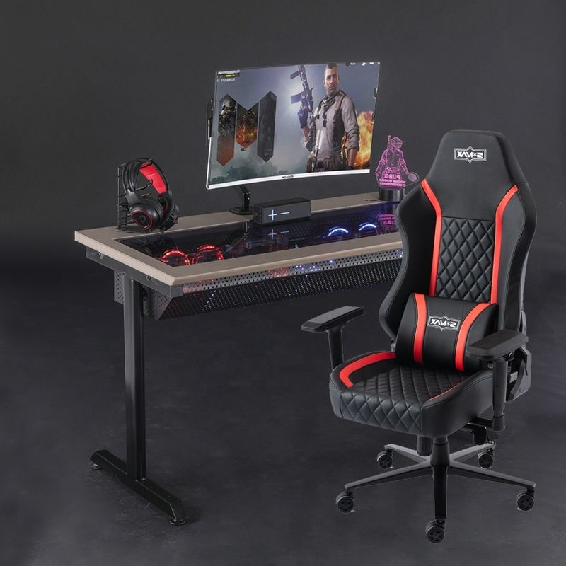 Y-SEATER 624-BR Chaise de jeu en cuir en PU professionnel avec couvercle et conception amovibles