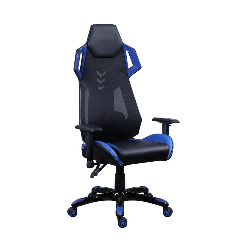 Style Chaise de course de bureau de jeu Chaise pour adultes en PVC Mesh Chaise d'ordinateur