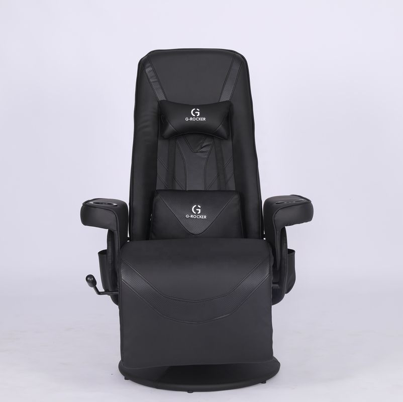 Chaise de bureau spéciale Chaise de jeu de luxe avec porte-coupe en cuir rose de sport