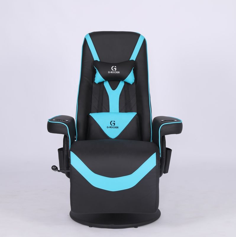 Chaise de bureau spéciale Chaise de jeu de luxe avec porte-coupe en cuir rose de sport
