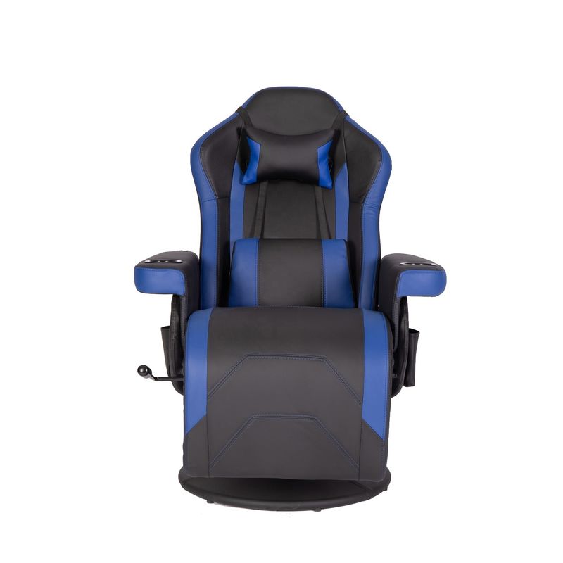 Chaise de jeu de luxe ODM avec porte-gobelets style de course rouge siège en cuir ergonomique canapé de bureau pivotant
