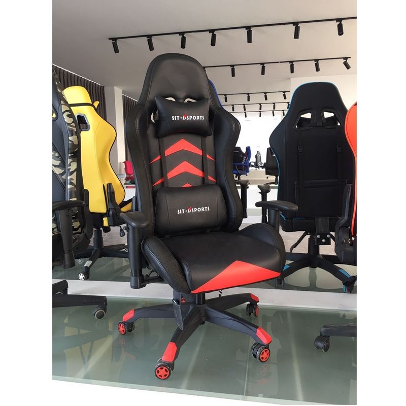 Chaise de jeu exécutive en cuir PU