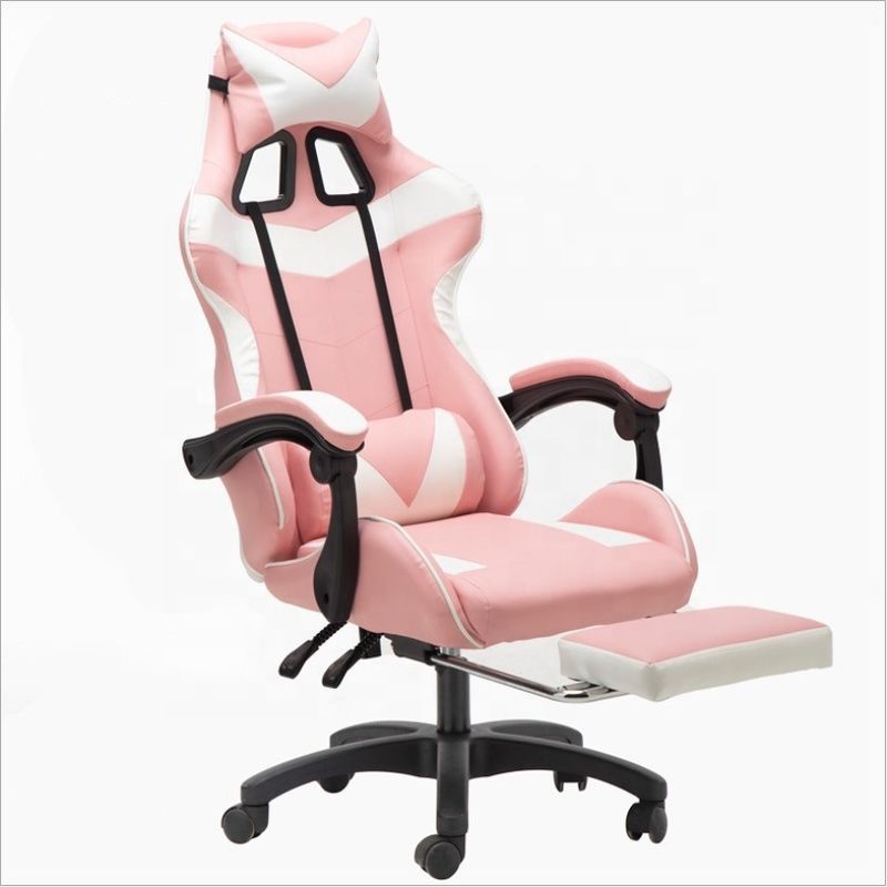 Le dossier de la chaise de jeu en cuir en PVC de design moderne réglable de 90 à 180 pour un support ultime