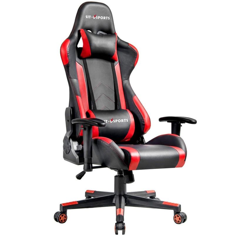 Chaise de sport électronique ergonomie en cuir de design traditionnel pour les jeux de bureau
