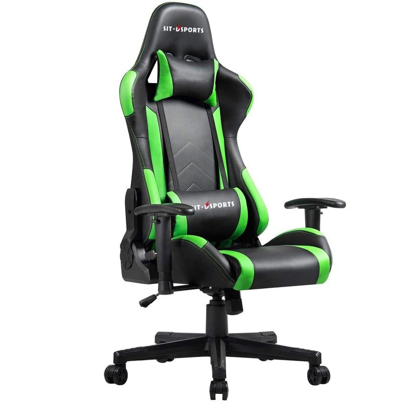 Chaise de sport électronique ergonomie en cuir de design traditionnel pour les jeux de bureau